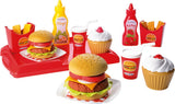 Ecoffier écoiffier 100 % Chef: Hamburger-Set 25-teilig