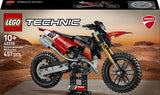 Lego technic ducati desmo450 mx factory motor speelgoed voor kinderen 42238