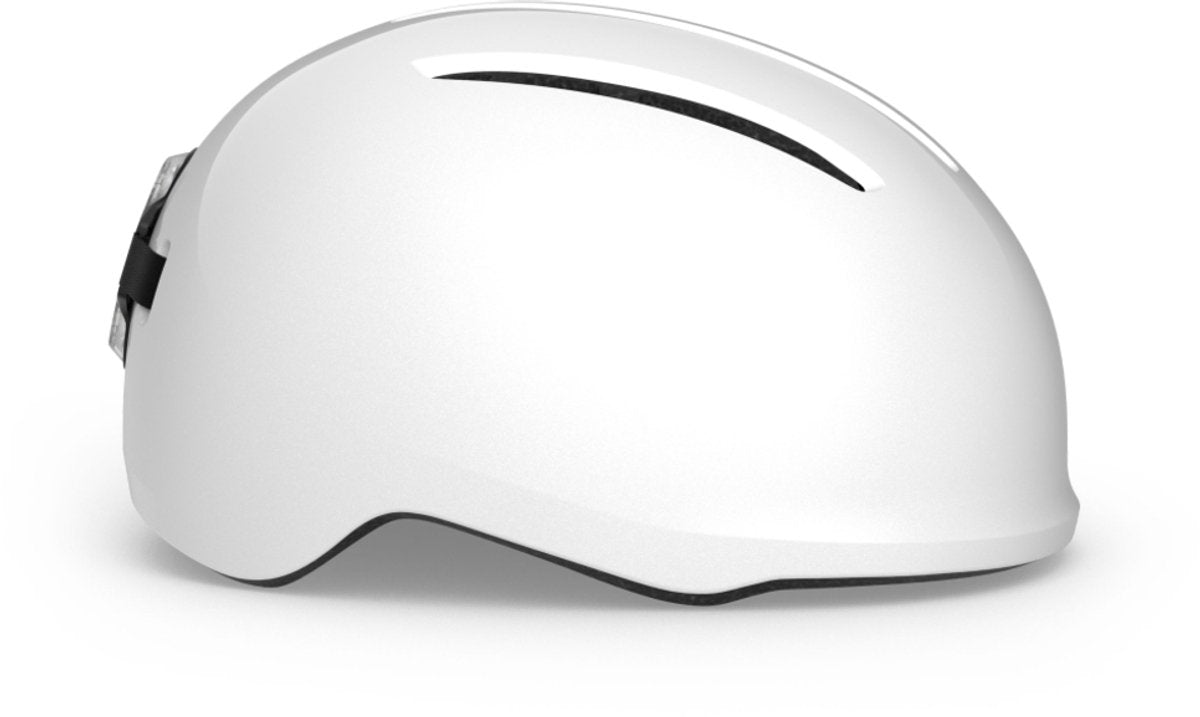 With Vibe Mips Fahrradhelm Herren Damen – Fahrradhelm E-Bike Erwachsene – Speed-Pedelec – Größe L (58–61 cm) – NTA 8776 – weiß glänzend