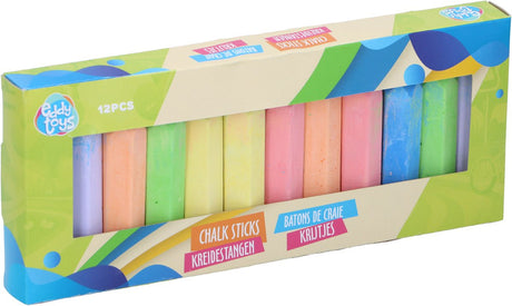 Eddy toys chalk stick marble 12pcs