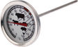 Westmark Bratenthermometer, mit Symbolen für gute Lesbarkeit, Edelstahl, silberrot, 12692270