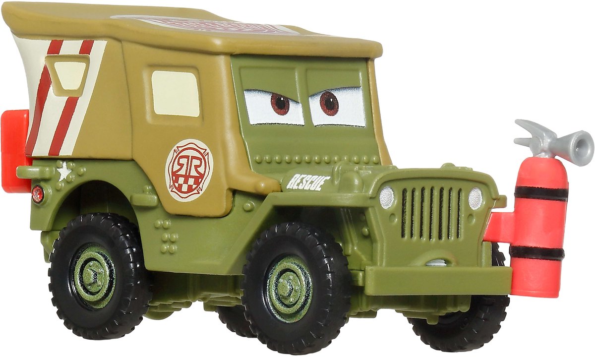 Mattel Disney Pixar Cars Disney und Pixar Cars Kühlerfedern Race Rescue Sarge