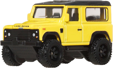 Hot Wheels Car Culture HW Offroad Land Rover Defender 90, Auto, 3 Jahre, Metall, Kunststoff, Schwarz, Gelb