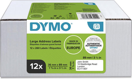 Adressetikett Dymo groß 99012 mattweiß