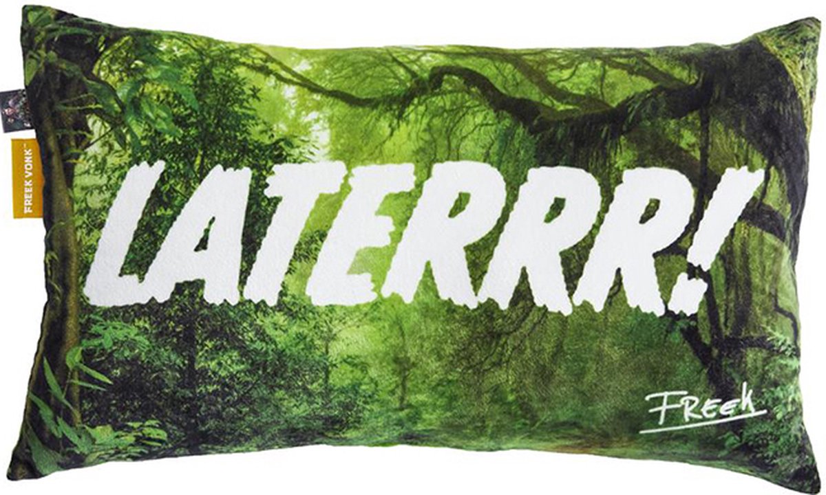 Beddinghouse kids freek vonk laterrr kussen sierkussen - 30x50 cm - groen