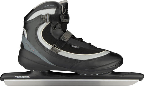 Nijdam Speed ​​Skate XXL Pro-Line - Softboot - Schwarz Silbergrau - Größe 50