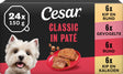 Cesar Hundefutter – klassische Mischung in Pastete – Dosen – 24 x 150 g