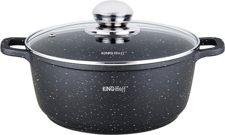 Kinghoff 1593 - Bratpfanne - mit Aromaknopf - 20 cm - 2,3 Liter