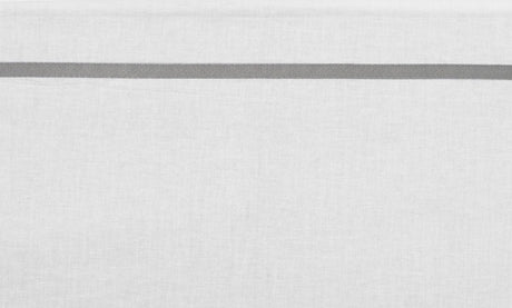 Meyco Babybettlaken mit Paspelierung – grau – 100 x 150 cm – 0,3 tog