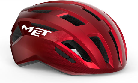With Vinci Mips Fahrradhelm Herren Damen – Fahrradhelm Rennrad Erwachsene – Trekking – Größe S (52-56 cm) – Red Allic Glossy (Rot)