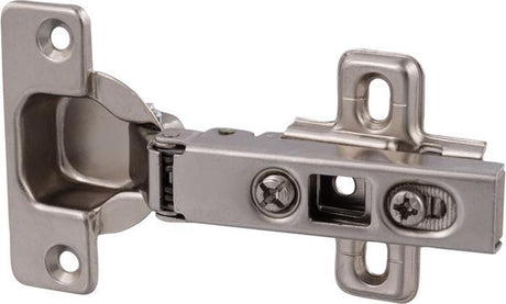 Clip on inboorscharnier clip - opliggend -vernikkeld -35 mm- set van 10 stuks