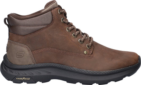 Skechers pollard - waylon heren instappers - donkerbruin 42