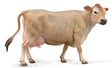 Collecta figurine - jersey koe - (l) - boerderijdieren - handgeschilderd - miniatuur