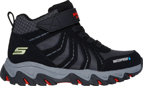 Skechers Rugged Ranger – Storm Trail Jungen Wanderstiefel – Schwarz Rot Gelb 28