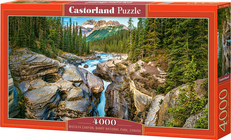 Castorland Mistaya Canyon, Banff-Nationalpark, Kanada – Puzzle – 4.000 Teile – Satin-Finish – perfekte Passform – europäische Qualität