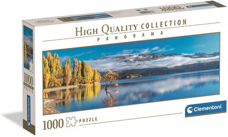 Clementoni Panorama-Puzzle Wanakas goldene Reflexionen, 1000 Teile.