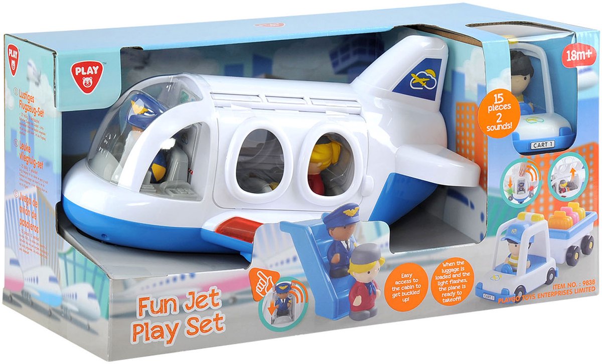 Playgo Flugzeug-Spielset