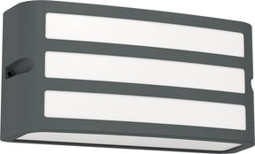 Eglo camarda wandlamp buiten - e27 - 22 cm - antraciet en wit