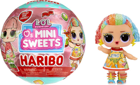 Lol. Überraschung! liebt Mini-Süßigkeiten x Haribo – 9,7 cm – Minipuppe