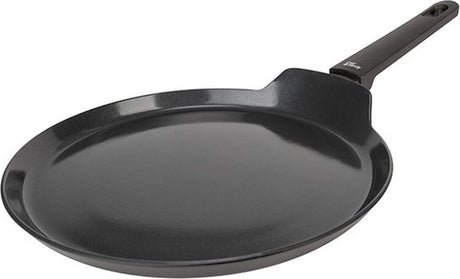 Cosy trendy full black pannenkoekenpan- ø 24cm x 1,8cm - pfas-vrij – inductie koekenpan - vaatwasserbestendig – snelle opwarming – koudgrepen - zonder deksel - zwart