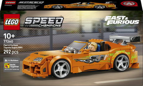 Lego Speed Champions, der schnelle und wütende Toyota Supra MK4, Spielzeugauto für Kinder 77260