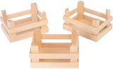 Small Foot - kleine Holzkisten 10x8x5,5cm, 3er-Set