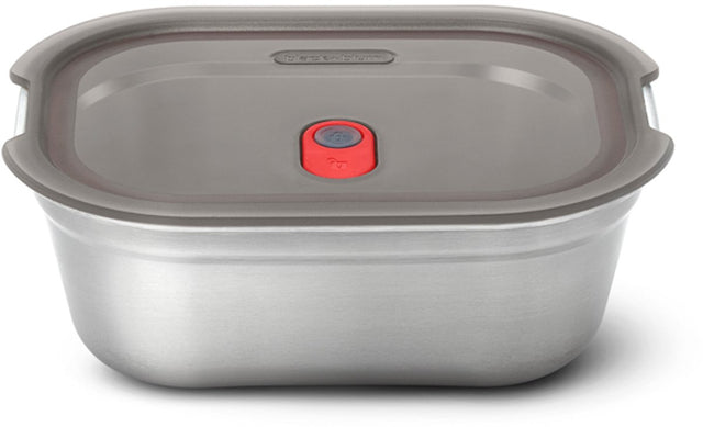 Black Blum Black+Blum Steel Food Box Medium – Meal Prep – 190 x 143 x 73 mm – Graurot