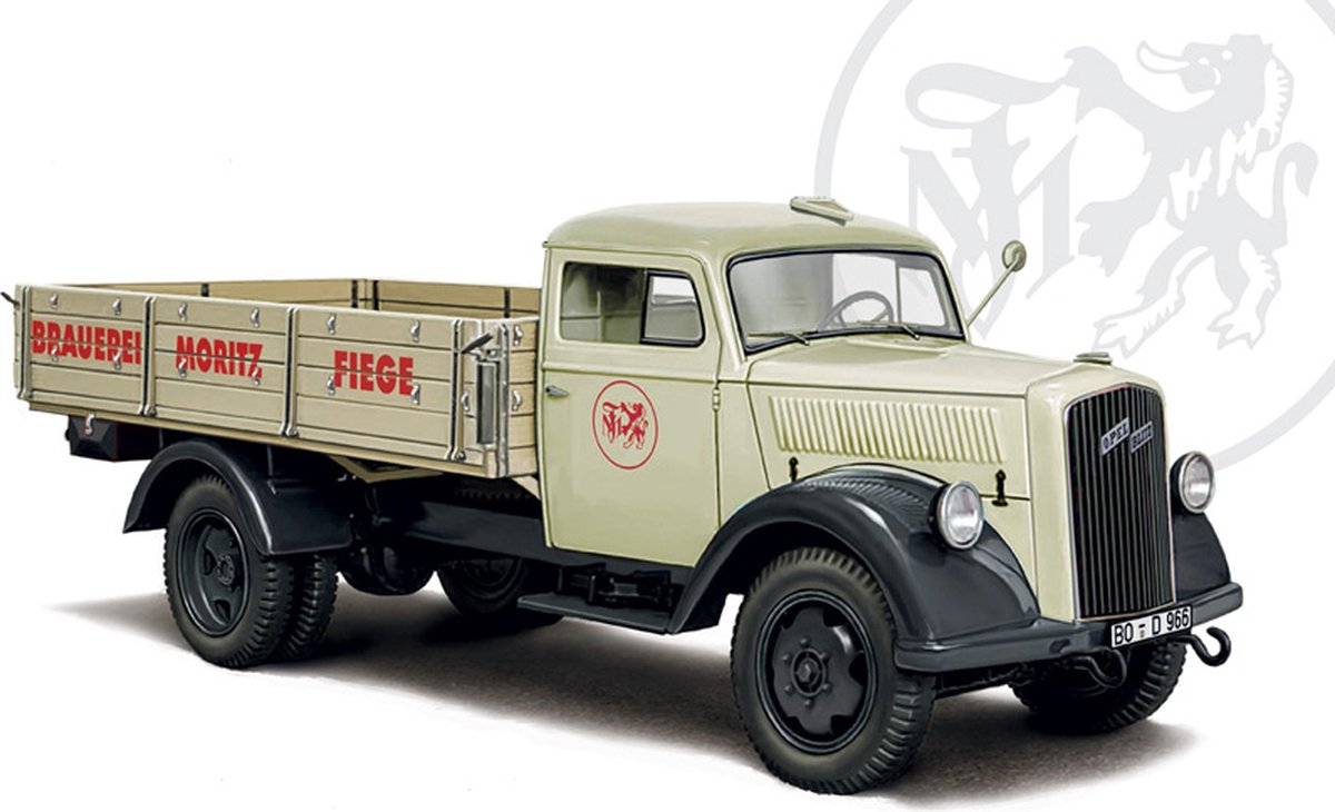Italeri Modellbausatz LKW – 3960 Opel Blitz Classic – LKW aus Kunststoff – 1:24 – Modellbau