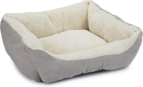 Beeztees mogina - kattenmand - pluche - grijs - 45x37x18 cm