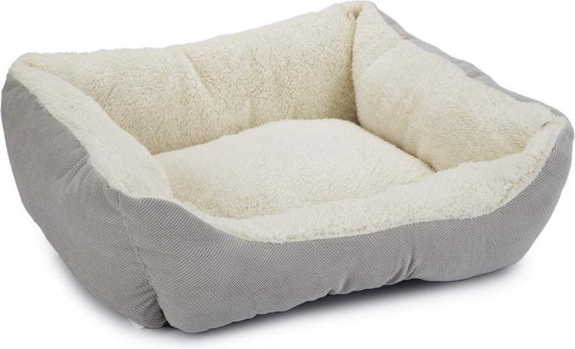 Beeztees mogina - kattenmand - pluche - grijs - 45x37x18 cm