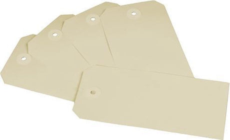 Rathausetiketten - 55x110mm - chamois - 250 Stück