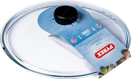Pyrex klassischer Zubehördeckel – Borosilikatglas – ø28 cm – transparent