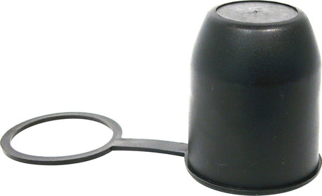 Carpoint trekhaakdop met ring – rubber – zwart – universeel – bescherming tegen vuil – compact design