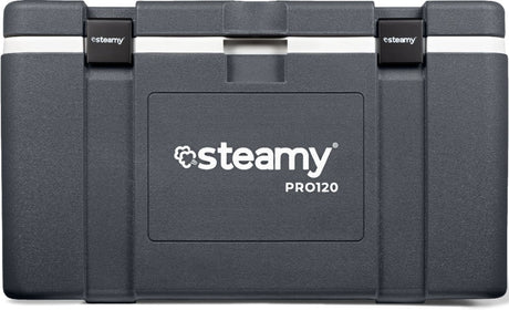 Steamy pro 120 - grote koelbox - extra goed geïsoleerd - 120 liter - frigobox - grijs
