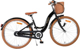 Volare ashley kinderfiets - meisjes - 24 inch - zwart - nexus 3