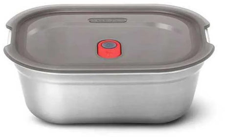 Black Blum Black+Blum Steel Food Box Large – Meal Prep – 206 x 159 x 79 mm – Graurot