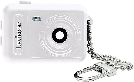 Lexibook Schlüsselanhänger Miniatur-Digitalkamera weiß mit integriertem Flash-Speicher