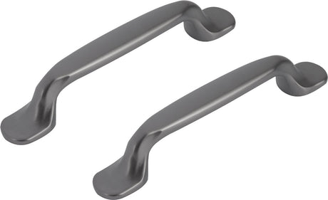 Differnz groningen meubelgreep 96 mm - gun metal