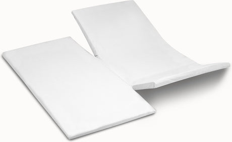 Cinderella hoeslaken - 2 persoons - polyester - matrasbeschermer - 180x200 210 cm - tot 15 cm hoog - wit