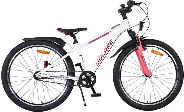 Volare XC Race Kinderfahrrad – 24 Zoll – Weiß Rosa – Nexus 3