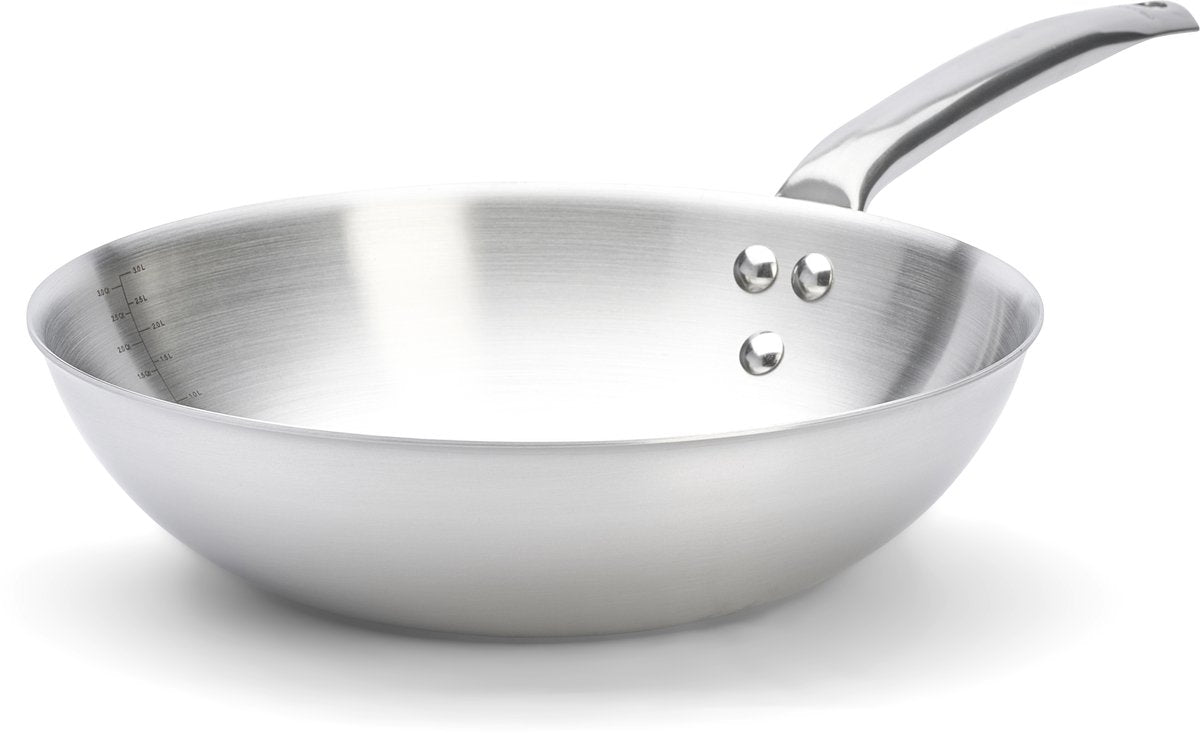 Debuyer de buyer alchimy -wok - rvs - 28cm - pfas-vrij