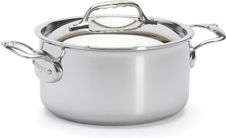 Debuyer de Buyer Affinity Kasserolle mit Deckel – ø 20 cm – Edelstahl