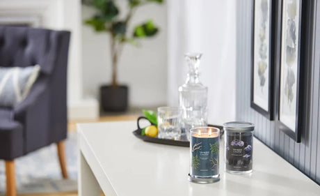 Yankee candle - midsummer’s night large tumbler geurkaars - 100 branduren - twee lonten