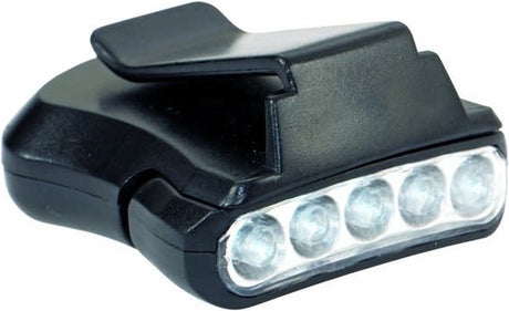 Albatros caplight - pet clip hoofdlamp - 5 led