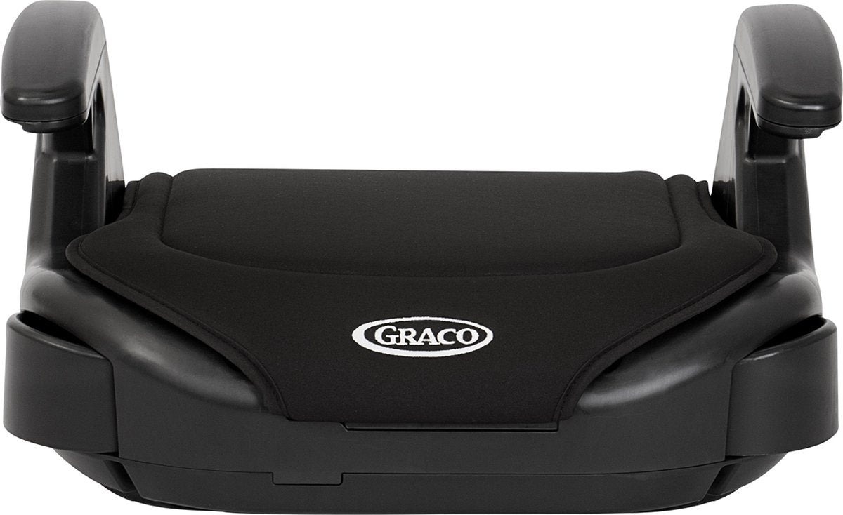 Graco booster basic r129 - black - autostoelverhoger zonder rugleuning - van 135 tot 150 cm (ca. 7 tot 12 jaar)