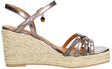 Mexx noemi sandalen touwzool - brons - maat 39