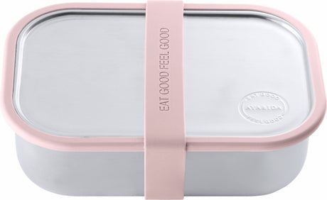 Aya ida aya ida – Lunchbox – Aufbewahrungsbox – zum Mitnehmen – Brot – 1000 ml – zartrosa