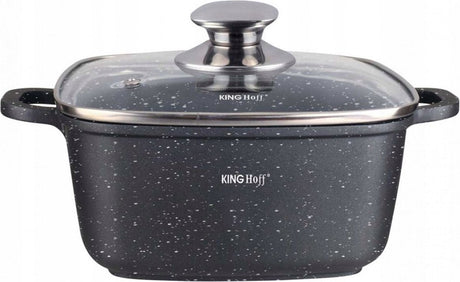 Kinghoff 1602 – quadratische Bratpfanne – 22 cm – 3,7 Liter