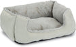 Beeztees baboo - super zachte - kattenmand - kattenkussen- grijs grijs- 48x37x18 cm