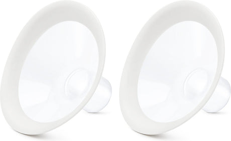 Medela Personal Fit Flex Brusthaube mit weichem Rand – 2 Stück – Größe L – 27 mm